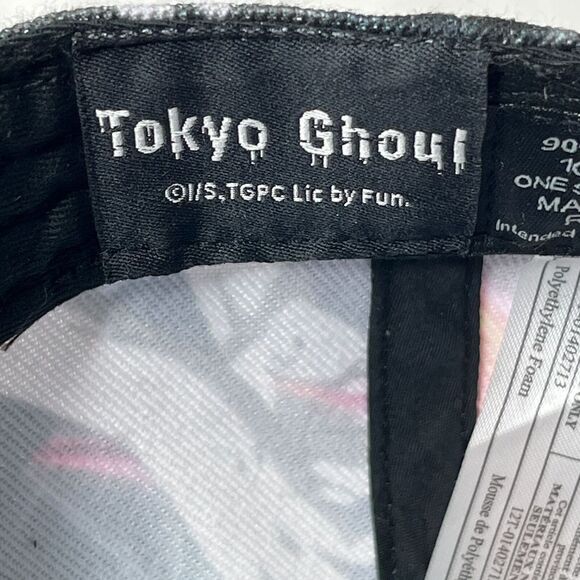 Tokyo Ghoul Anime Youth Hat Snap Back One Size Adjustable Cap - Picture 8 of 10